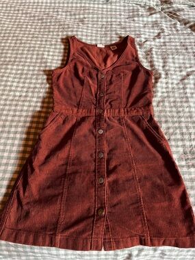 Levi's Burnt Orange Corduroy Dress